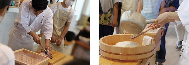 京都こども宅食プロジェクト第一弾イベント「大将と握る寿司職人体験」