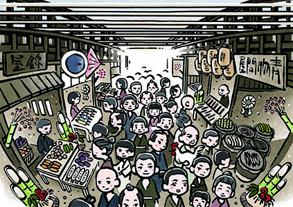 1月「伊藤若冲と錦市場」