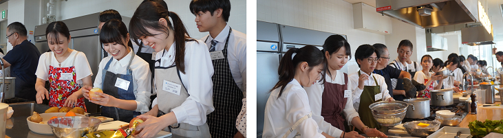 調理の様子
